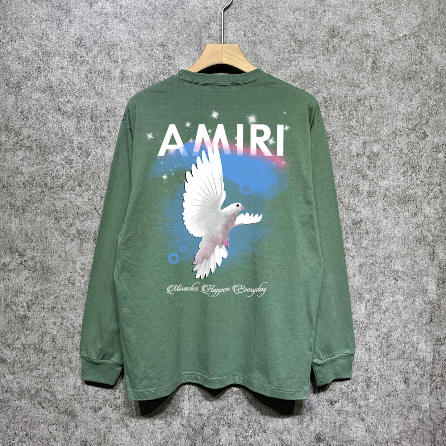 AMIRIファッション長袖男性Tシャツ おしゃれクールカジュアル 上着 SY1188