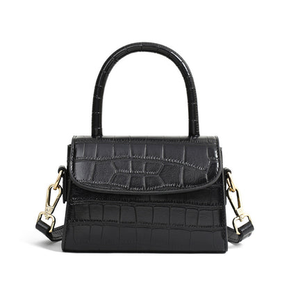 Ladies fashionable crocodile pattern crossbody bag bag bag design one shoulder bag genuine leather shoulder bag that goes with anything. Pochette