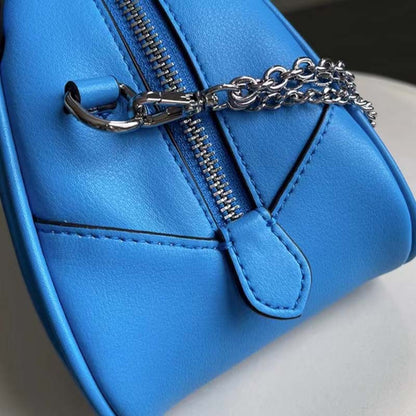 Women's handbag crossbody bag genuine leather triangular chain bag luxury fashion irregular handbag.bag