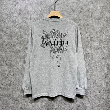 AMIRIファッション長袖男性Tシャツ おしゃれクールカジュアル 上着 SY1198