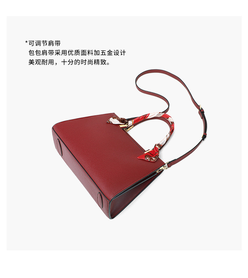 Women's handbag Genuine leather tote bag Luxury shoulder bag Fashionable Handbag that goes with anything.