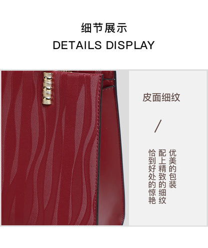 Ladies bag fashion large capacity handbag genuine leather large capacity shoulder bag elegant handbag.bag