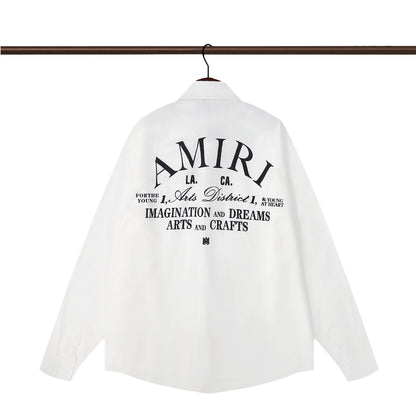 AMIRIファッション長袖Tシャツ おしゃれクールカジュアル 上着 SY1206