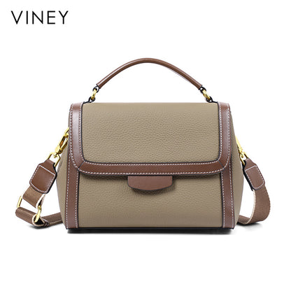 Genuine leather women's bag handbag fashion luxury shoulder bag that goes with anything. Pochette