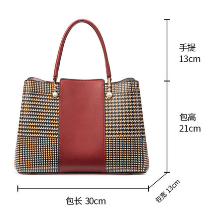 Women's Bag Genuine Leather Handbag Atmosphere Luxury High Quality Crossbody Bag Temperament Elegant Handbag Bag.