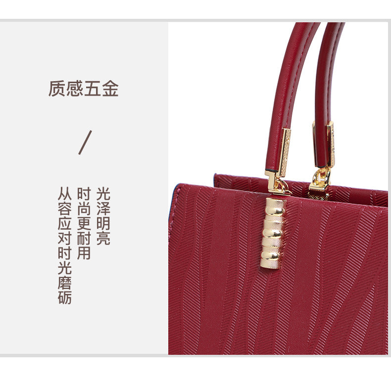 Ladies bag fashion large capacity handbag genuine leather large capacity shoulder bag elegant handbag.bag