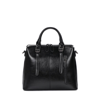 Ladies handbag fashion trend cowhide commuter office lady shoulder bag elegant handbag.bag