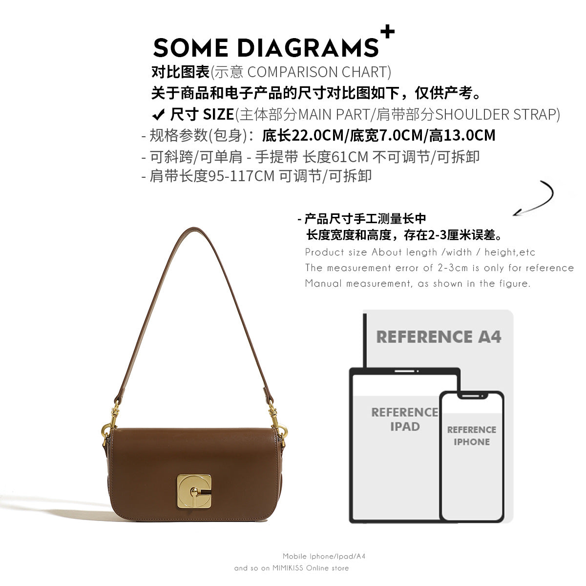 Ladies Underarm Bag Women Luxury Genuine Leather Pouch Bag Fashion Shoulder Bag.Pochette