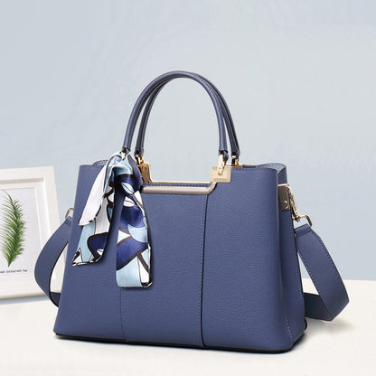 Women's Bag Bag Cowhide Large Capacity Mother's Bag All-in-one Women's Fashion Elegant Commuting Handbag. Bag