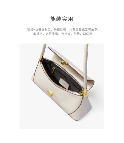 Women's Bag Armpit Bag Genuine Leather Clutch Bag Trend Retro Temperament Shoulder Bag.Pochette