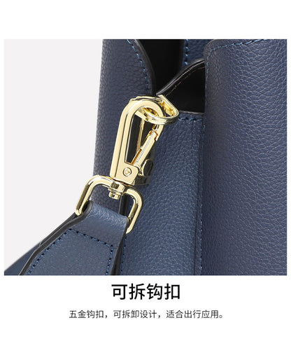 Ladies bag Diagonal shoulder bag Simple genuine leather Luxury fashion Handbag that goes with anything. Bag