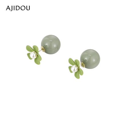 AJIDOUおしゃれで甘くてかわいい花のイヤリング贈り物