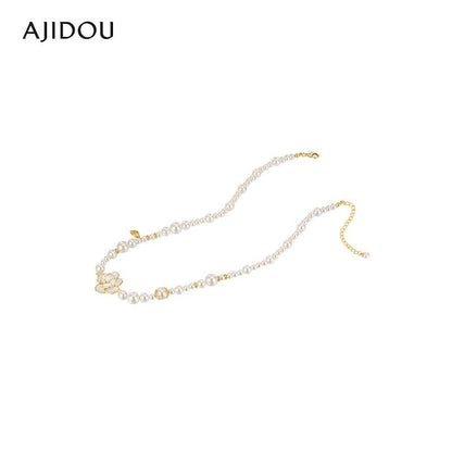 AJIDOU椿の花シリーズ優雅おしゃれネックレス贈り物