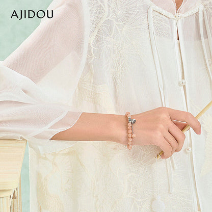 AJIDOUイチゴの結晶ブレスレット女性ファッション贈り物