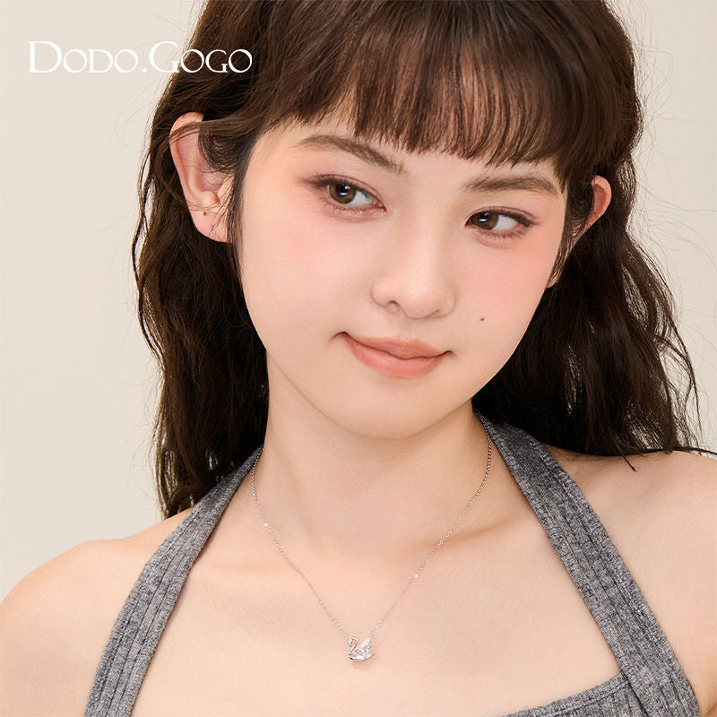 DODOGOGOリトルスワンネックレス女優雅洗練された高級感ネックレス2024新作ネックレス