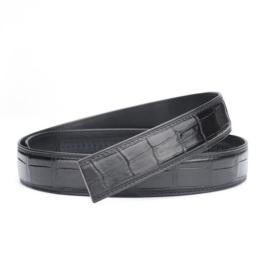 Men's business automatic buckle 3.4 crocodile leather belt men dermis 