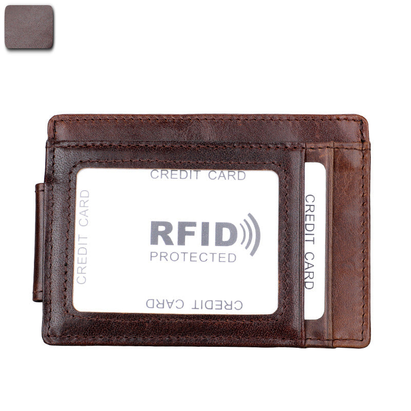 メンズ財布 rfid カードバッグ レトロ 男性用ウォレット