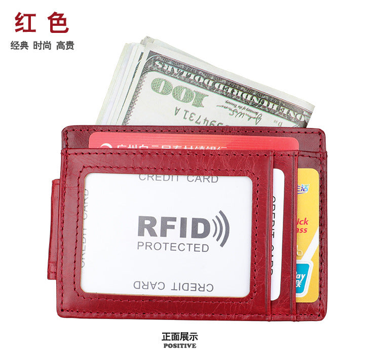 メンズ財布 rfid カードバッグ レトロ 男性用ウォレット