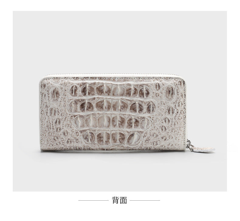 Ladies Siamese Crocodile Skin Long Wallet Clutch Bag Fashion Wallet Wallet