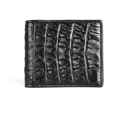 Crocodile Skin Short Wallet Genuine Leather Fashion Business Casual Coin Purse Wallet 