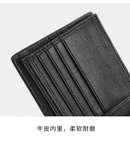 Crocodile Skin Short Wallet Genuine Leather Fashion Business Casual Coin Purse Wallet 