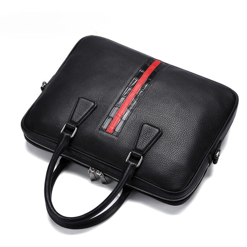 Men's handbag Men's handbag Genuine cowhide leather computer bag Business briefcase 