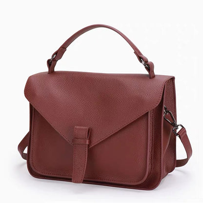 Women's Handbag Shoulder Bag Retro Large Capacity Cowhide Bag Messenger Bags Shoulder Bag