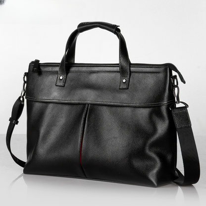 Men's Handbag Genuine Cowhide Leather High Quality Casual Computer Bag Men's Briefcase 