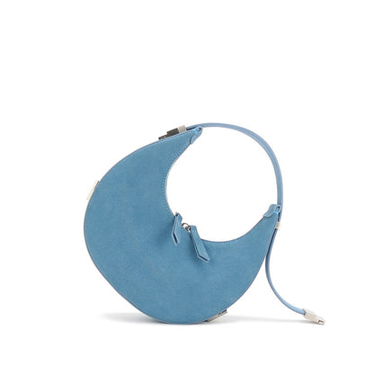 Women's Handbag Retro Small Circle Bag Handbag Armpit Shoulder Bag Half Moon Bag