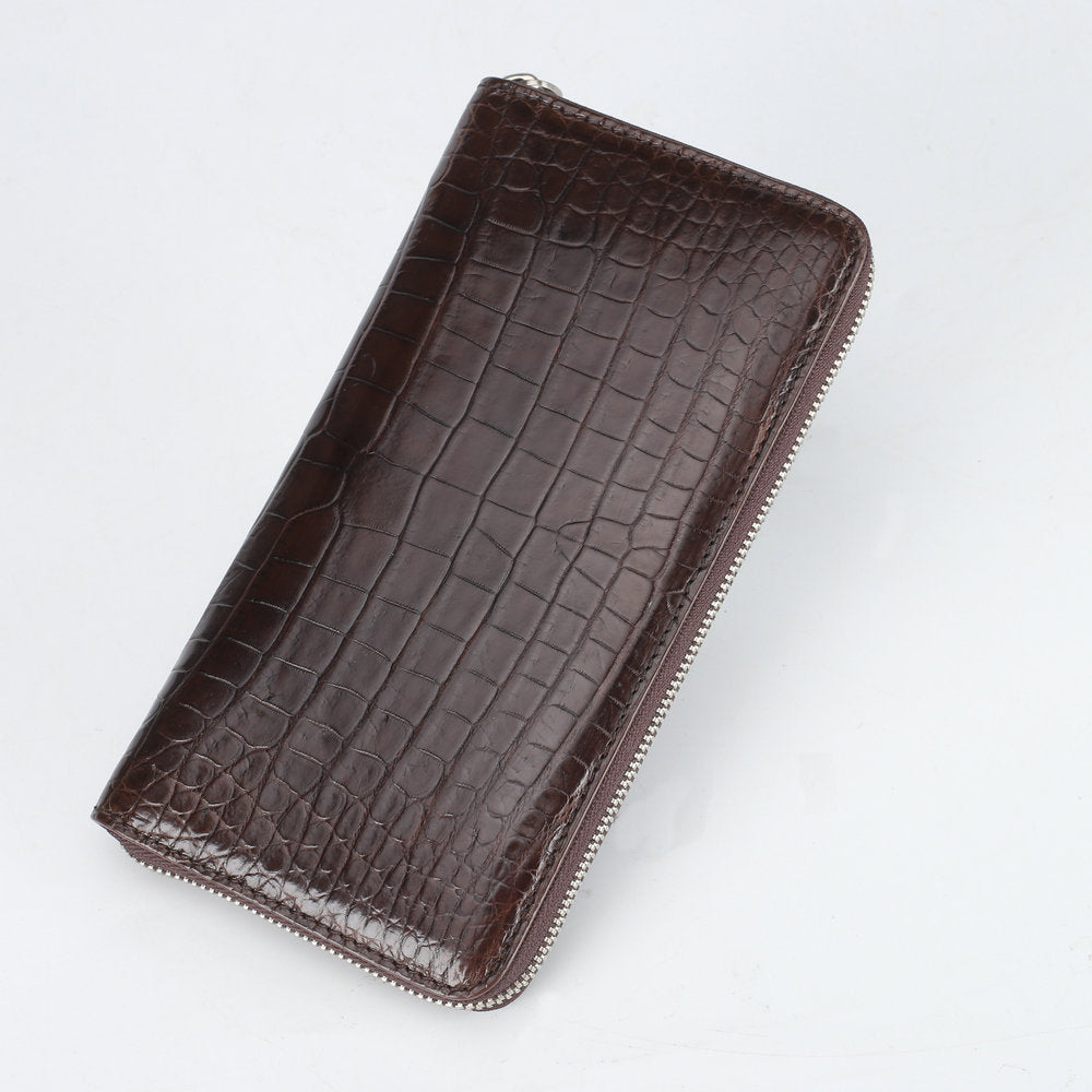 Thai Crocodile Skin Long Wallet Men's Genuine Leather Wallet Business Wallet 