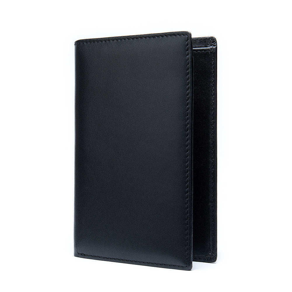 Men's Wallet Genuine Cow Leather Passport Card Holder Business Men's Wallet 