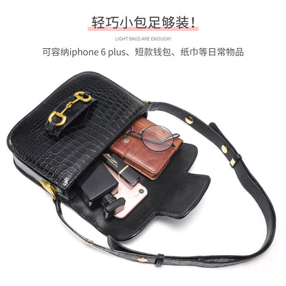 Crocodile leather women bag genuine leather bag ladies shoulder bag fashion trend shoulder bag women