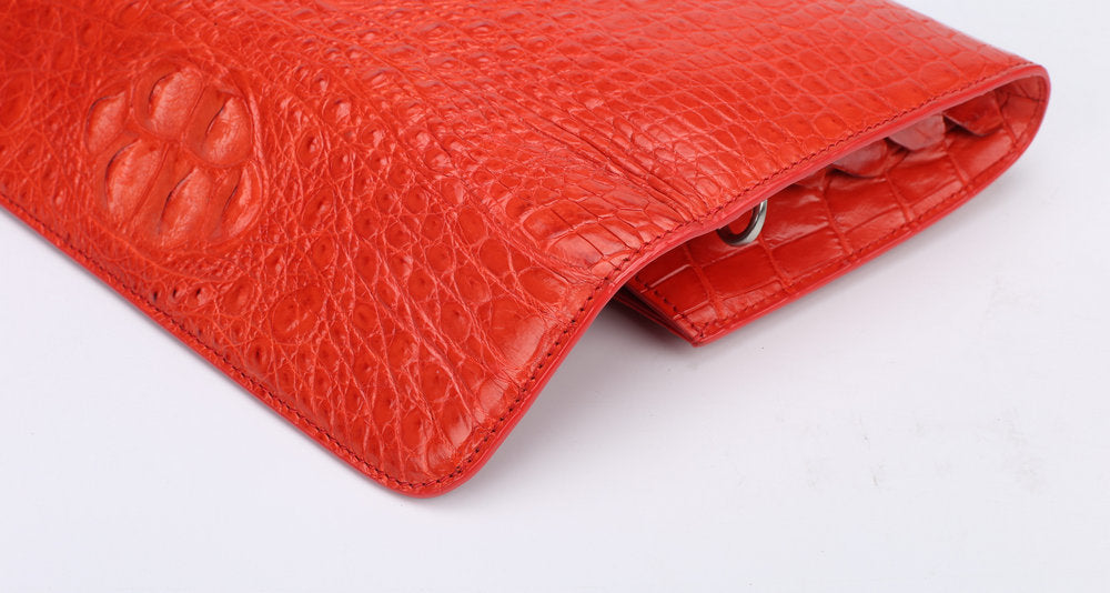 Women's Handbag Genuine Leather Crocodile Leather Chain Bag Fashion Trends Armpit Bag Clutch Bag