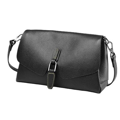 Genuine leather shoulder bag women cowhide ladies bag temperament crossbody bag armpit bag goes with anything