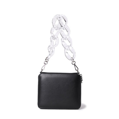 Women's Handbag Acrylic Handbag Cheer Bag Shoulder Bag Fashion Genuine Leather Ladies Bag