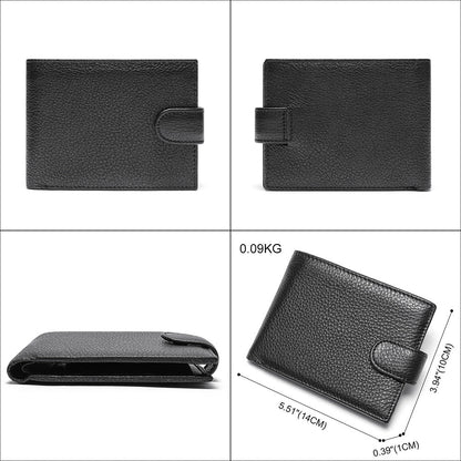 Men's wallet cowhide simple high quality wallet for men 