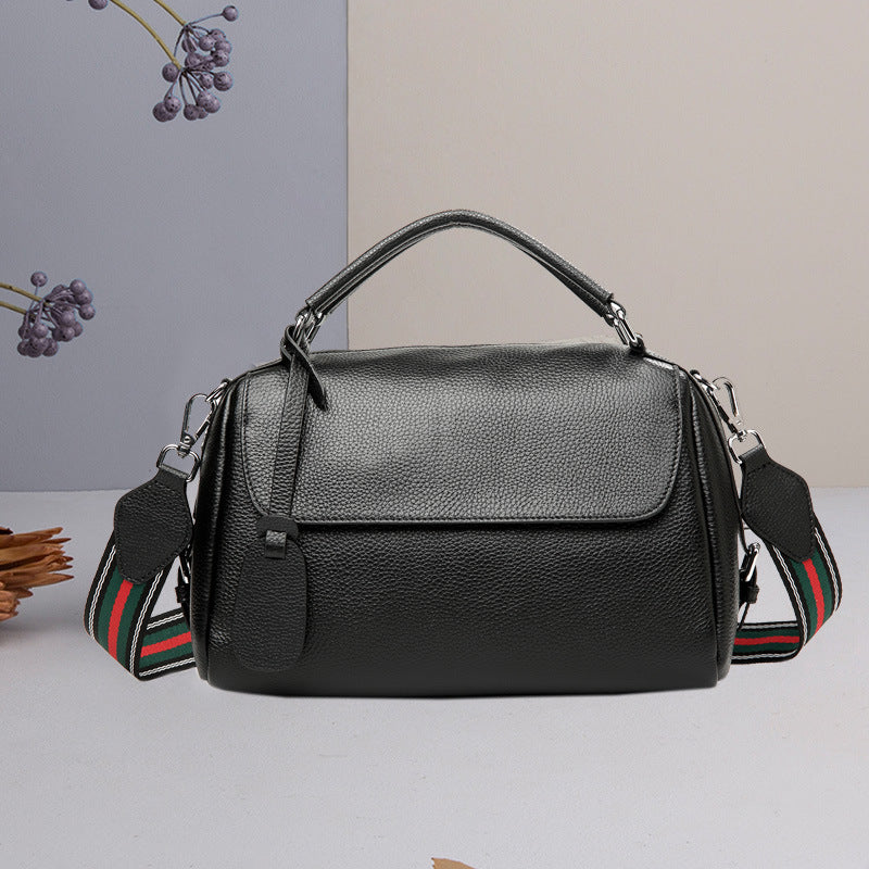 Shoulder Bag Women Fashion Simple Genuine Leather Women Bag Broadband Shoulder Bag Female Handbag