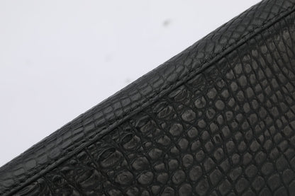 Matte Crocodile Belly Skin Genuine Leather Long Wallet High Quality Men's Wallet Men's Handbag