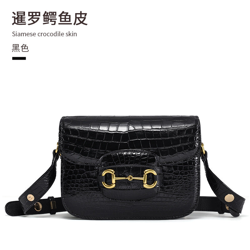 Crocodile leather women bag genuine leather bag ladies shoulder bag fashion trend shoulder bag women