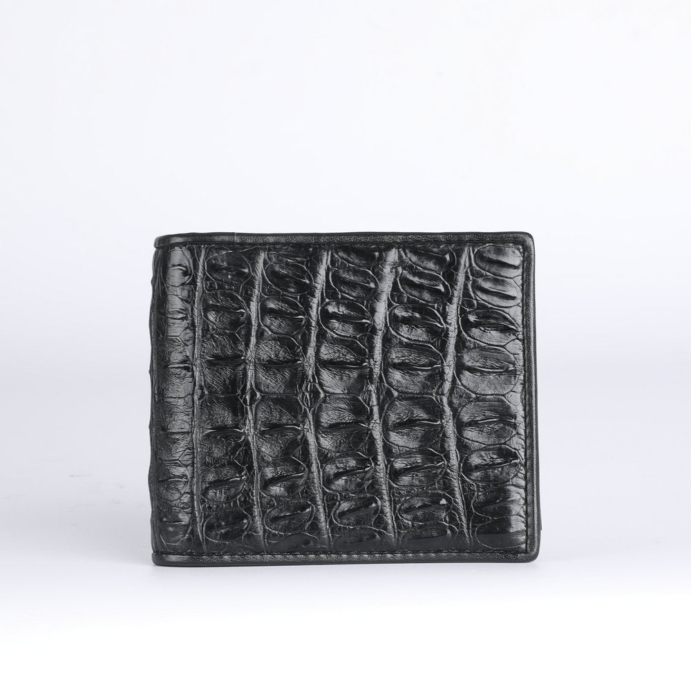 Crocodile Skin Short Wallet Genuine Leather Fashion Business Casual Coin Purse Wallet 