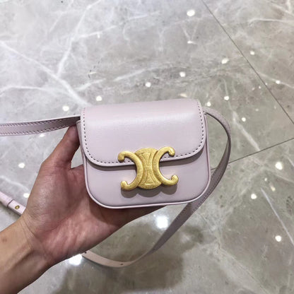 Mini bag Shoulder bag Luxurious genuine leather tofu bag Women's crossbody bag Goes with anything 