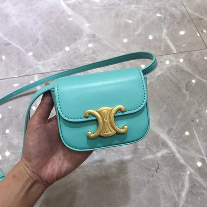 Mini bag Shoulder bag Luxurious genuine leather tofu bag Women's crossbody bag Goes with anything 