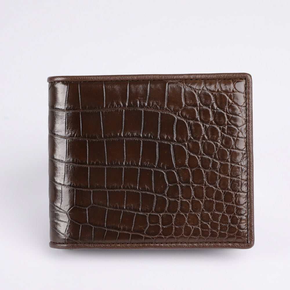 Crocodile Skin Short Wallet Genuine Leather Fashion Business Casual Coin Purse Wallet 