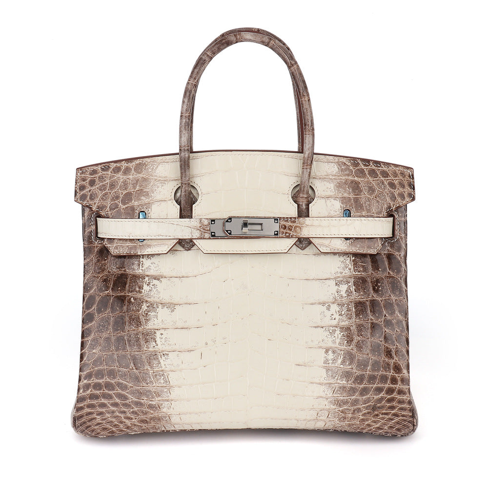 Handbag Women's Bag Diagonal Shoulder Bag Casual Hand Sewn Crocodile Skin Highlight High Quality