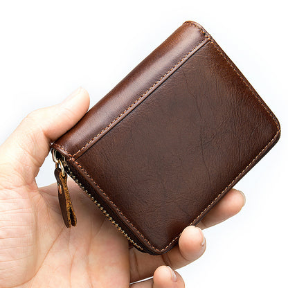 Men's Wallet Coin Purse Card Holder Compact Men's Card Bag Wallet 