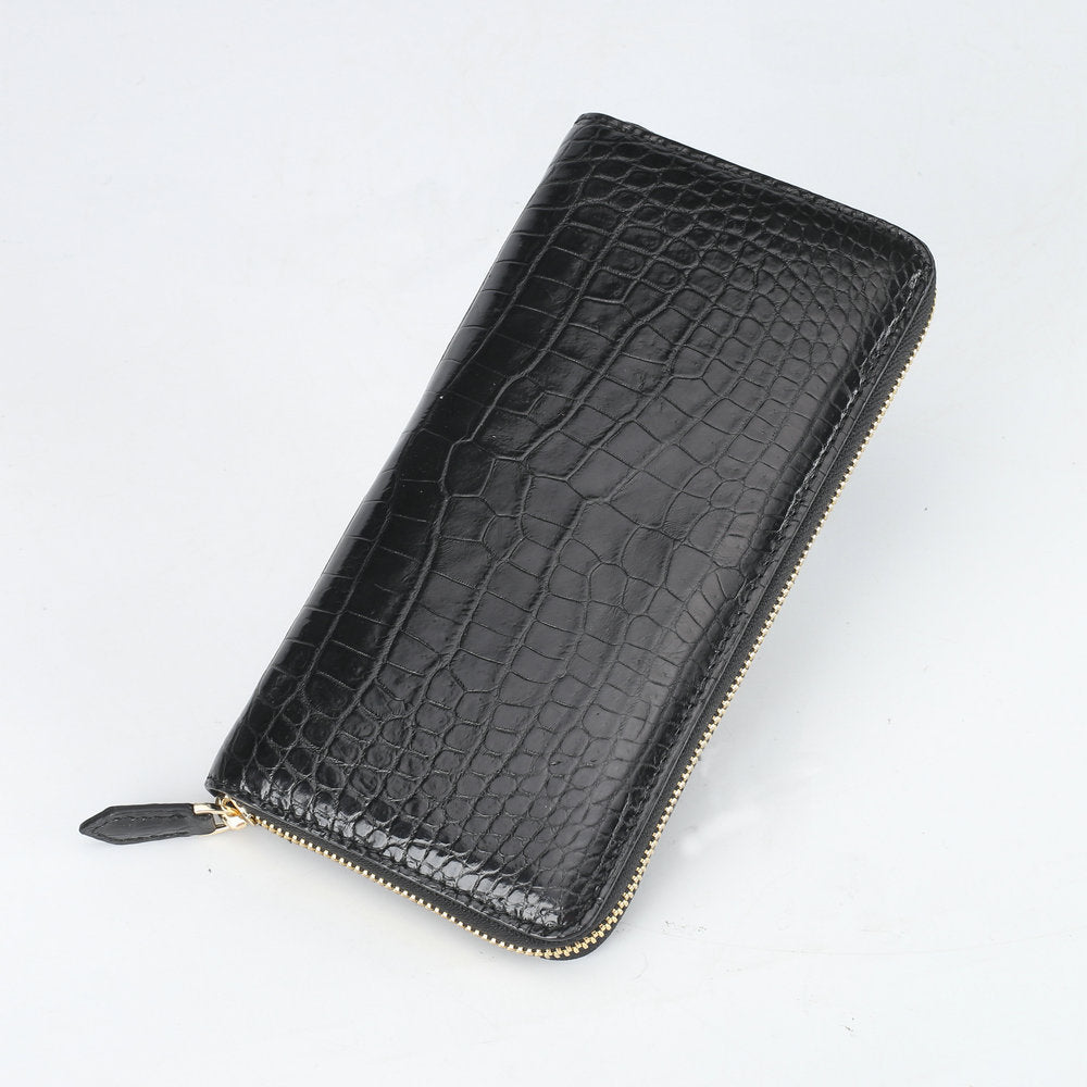 Thai Crocodile Skin Long Wallet Men's Genuine Leather Wallet Business Wallet 