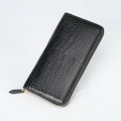 Thai Crocodile Skin Long Wallet Men's Genuine Leather Wallet Business Wallet 