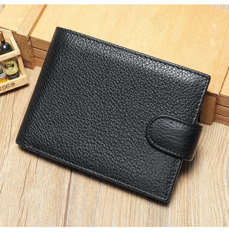 Men's wallet cowhide simple high quality wallet for men 