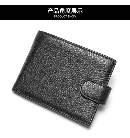 Men's wallet cowhide simple high quality wallet for men 