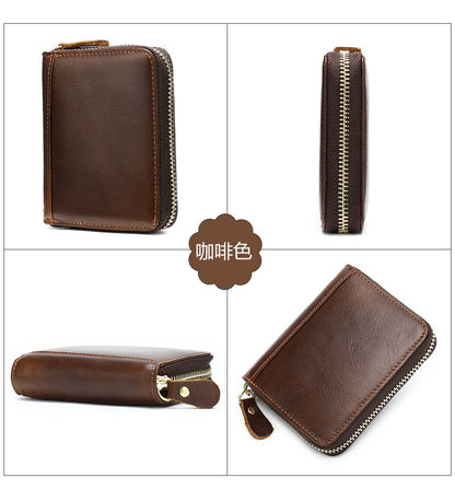 Men's Wallet Coin Purse Card Holder Compact Men's Card Bag Wallet 